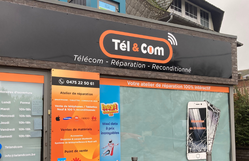 Photo d'un panneau enseigne