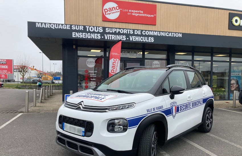 Photo d'un covering voiture