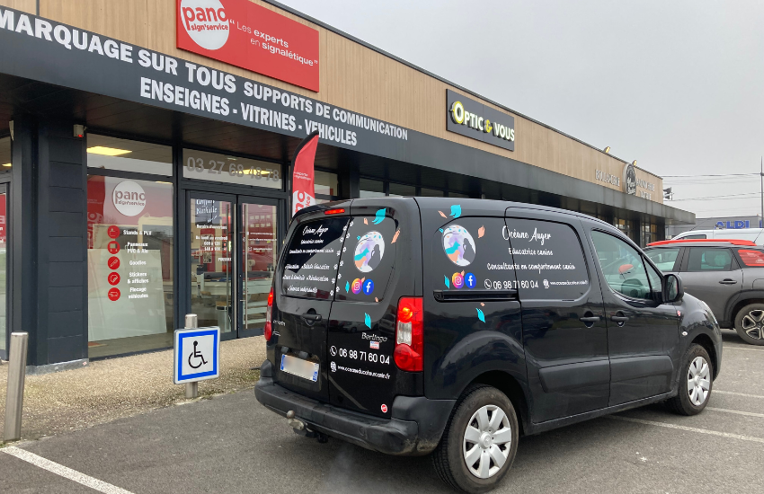 Photo d'un flocage utilitaire