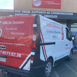 Photo d'un flocage utilitaire