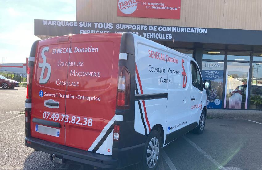 Photo d'un flocage utilitaire