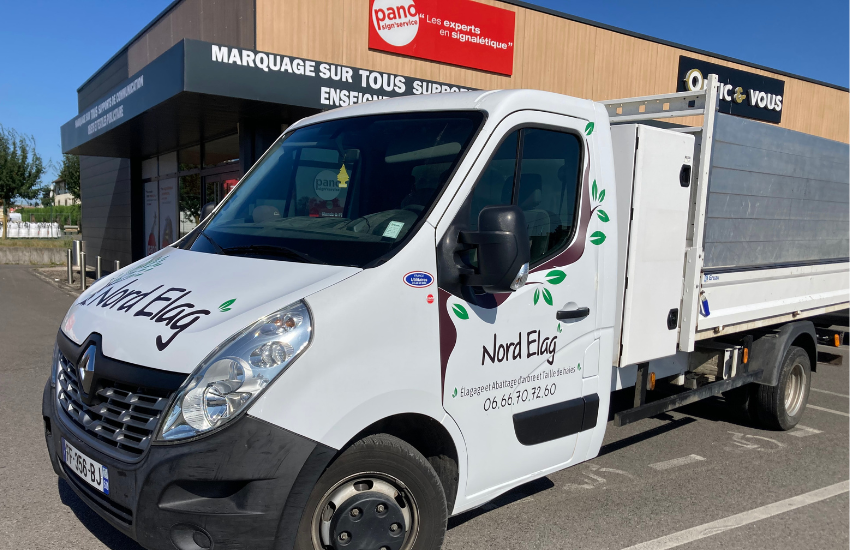 Photo d'un flocage utilitaire