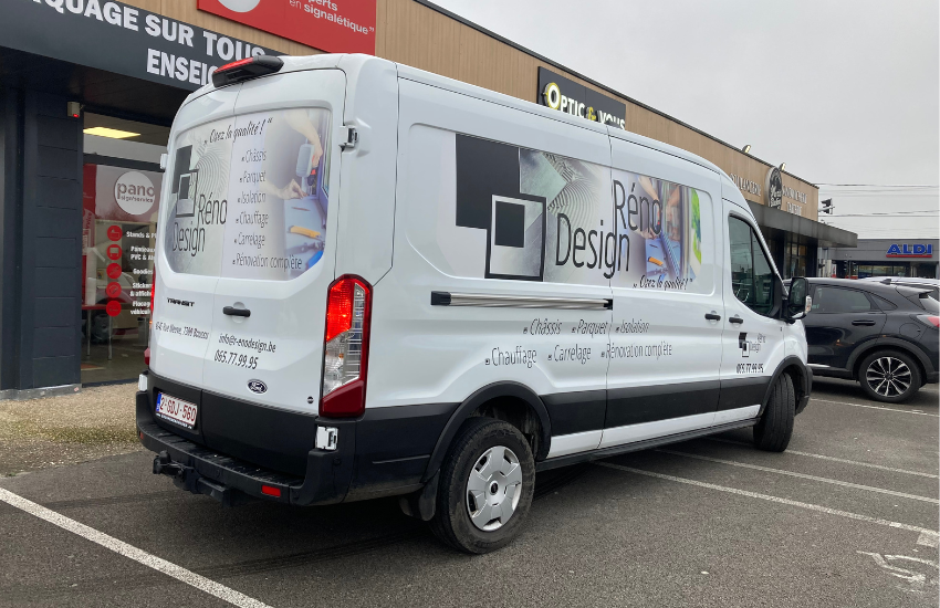 Photo d'un flocage utilitaire